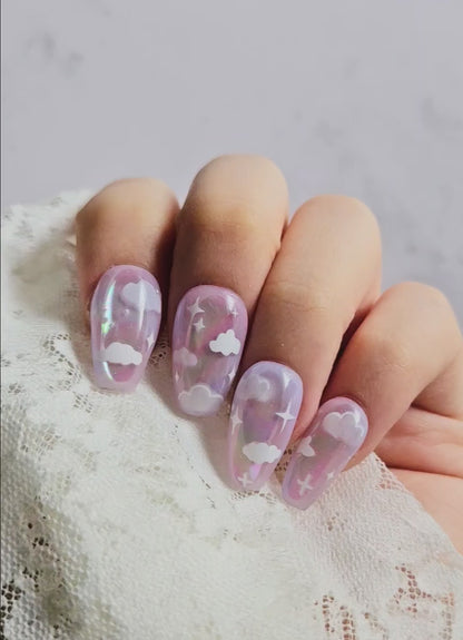 Purple Sky Press-On Nails